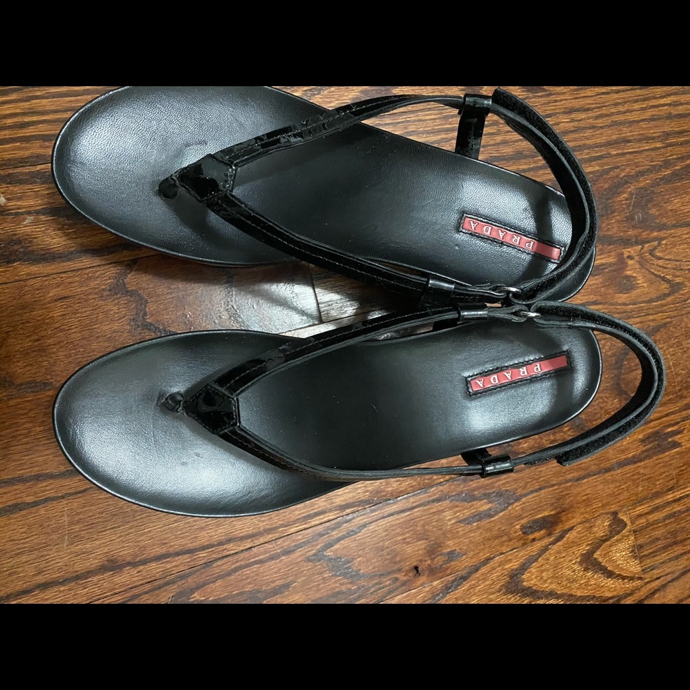 Prada platform sandals